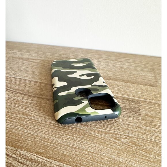 Green Camo Phone Case Google Pixel 4A 5G Tough Matte - Picture 3 of 5